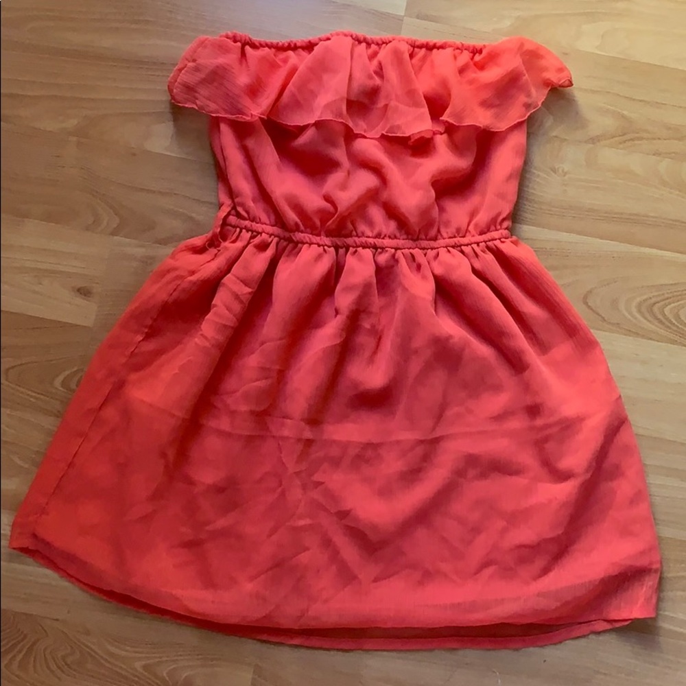 Strapless summer dress